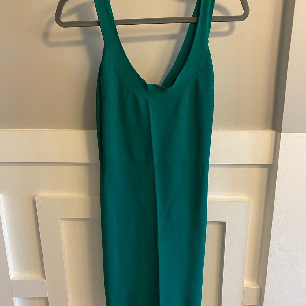 BCBG ultra green bodycon dress size M